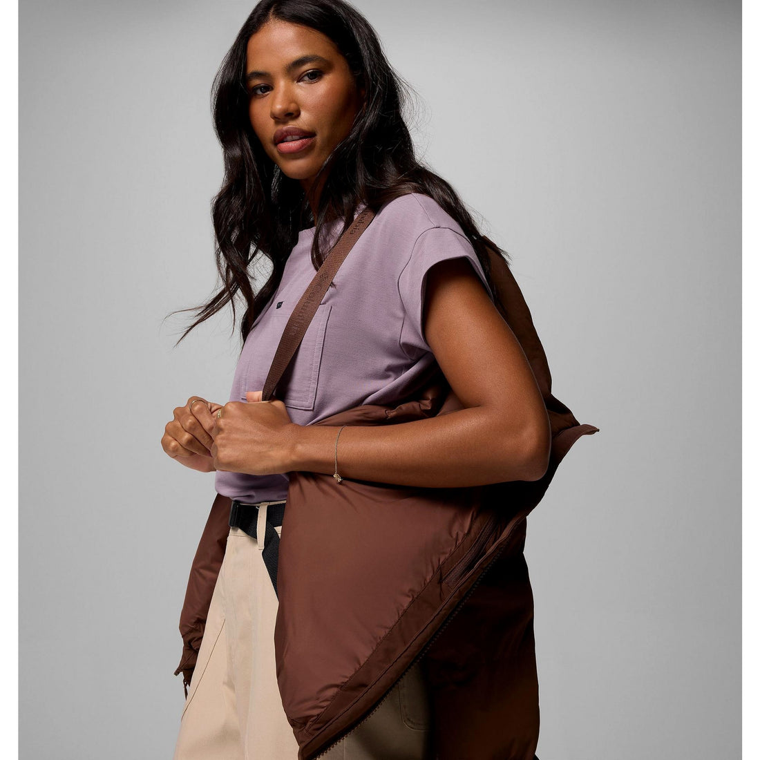 Columbia Women's Amaze Puff Hooded Jacket - Tobacco