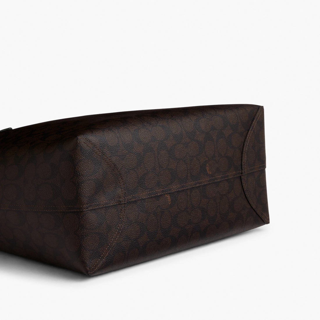 Coach City Tote Bag In Signature Canvas - Gold/Walnut/Black