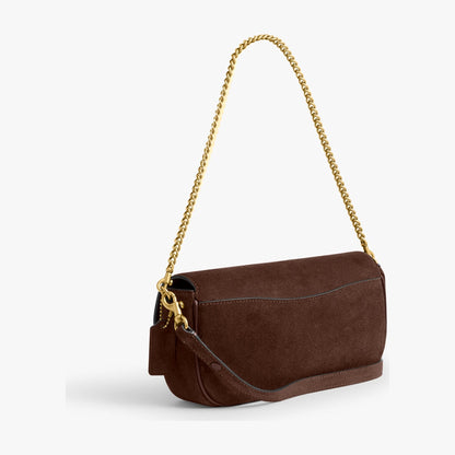 Coach Brook Flap Chain Bag - Brass/Dark Chocolate