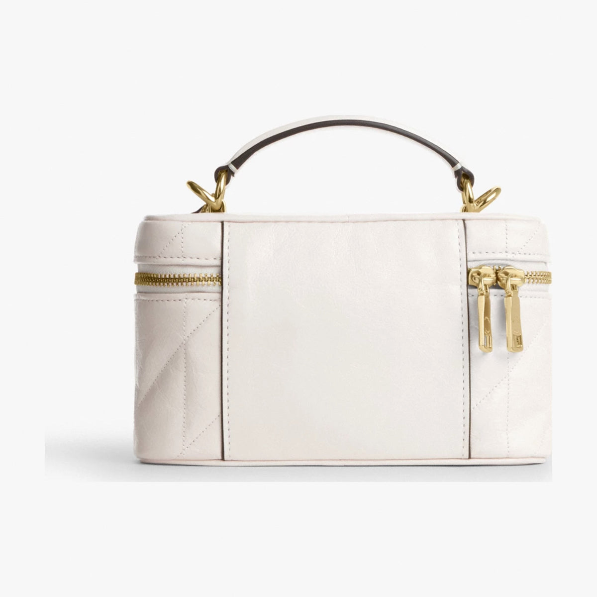 Coach Rainer Crossbody Bag 18 With Quilting - Gold/Chalk