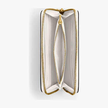 Coach Essential Slim Accordion Zip Wallet - Brass/Chalk