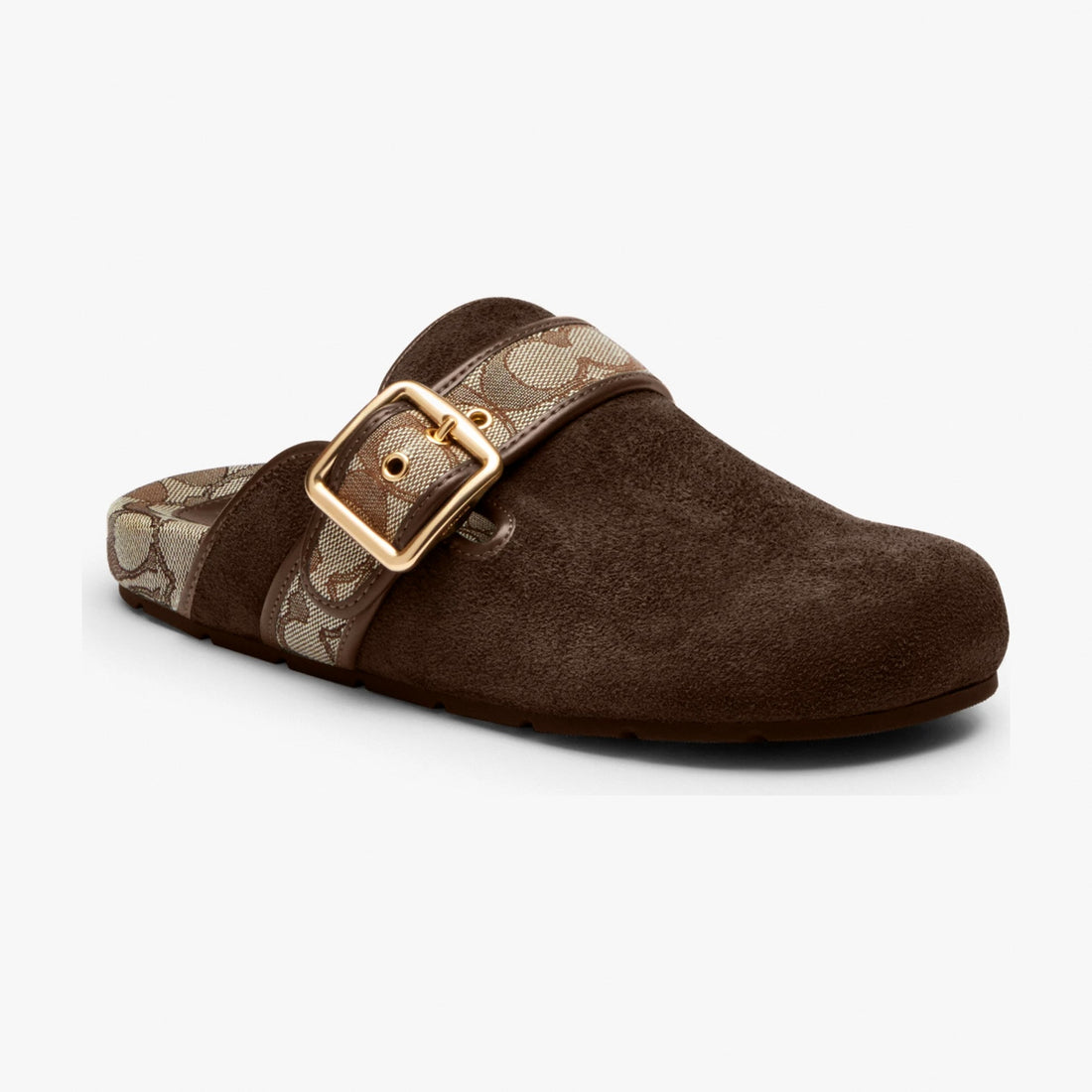 Coach Archival Buckle Clog - Oak/Chocolate