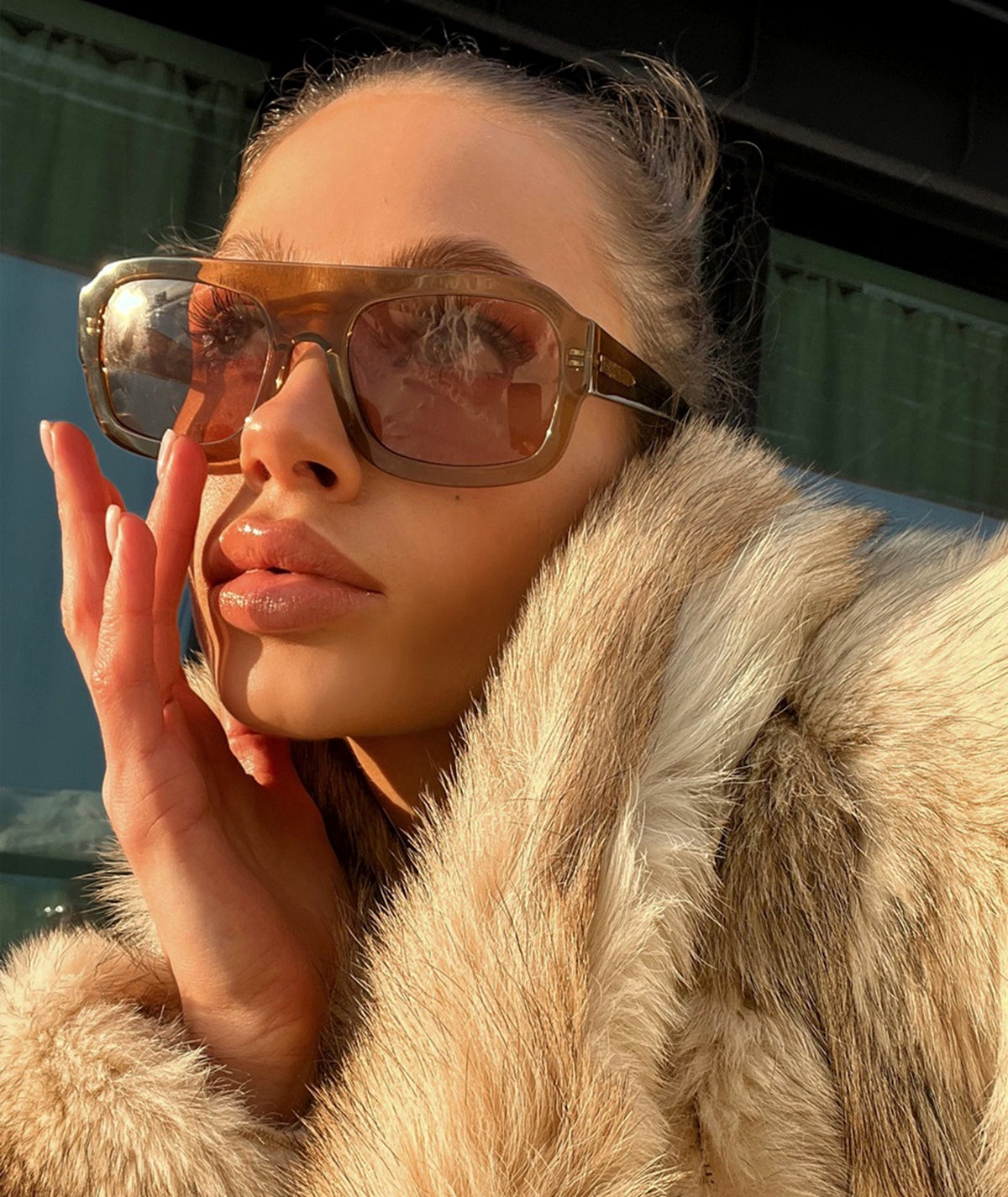 VEHLA Kaia Sunglasses - Caramel/Toffee