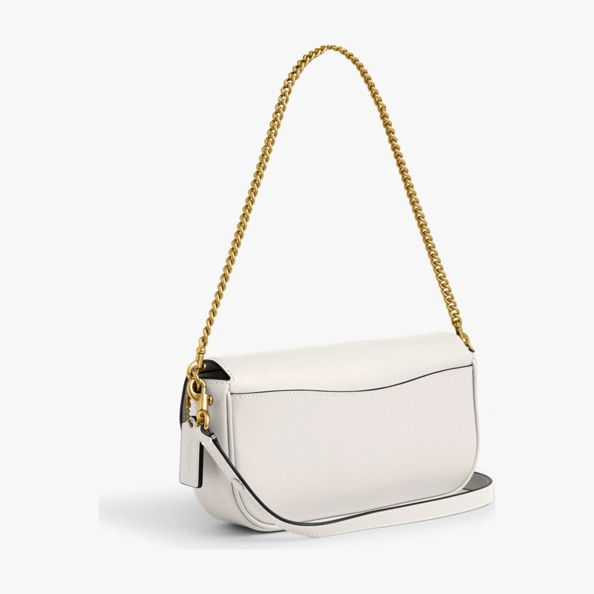 Coach Brook Flap Chain Bag - Brass/Chalk