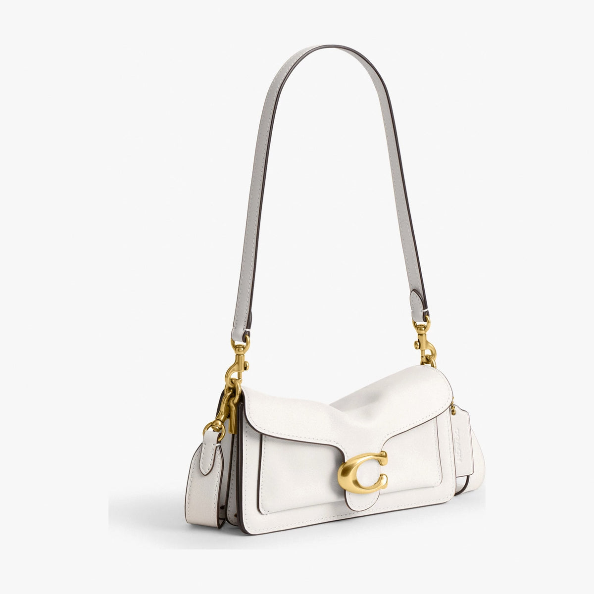 Coach Soft Tabby Shoulder Bag 20 - Brass/Chalk