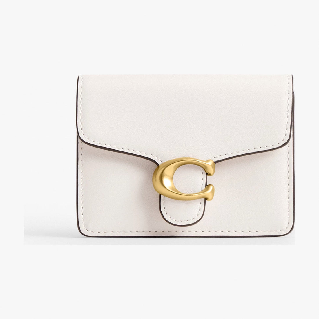 Coach Tabby Card Case - Brass/Chalk