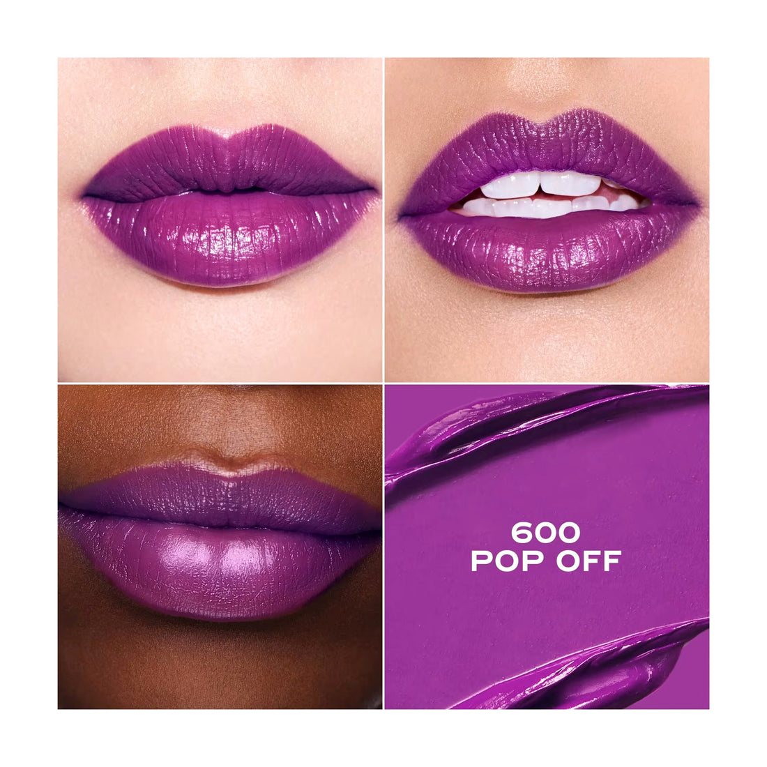 Marc Jacobs Heart On Lipstick - POP OFF - BRIGHT ELECTRIC PURPLE