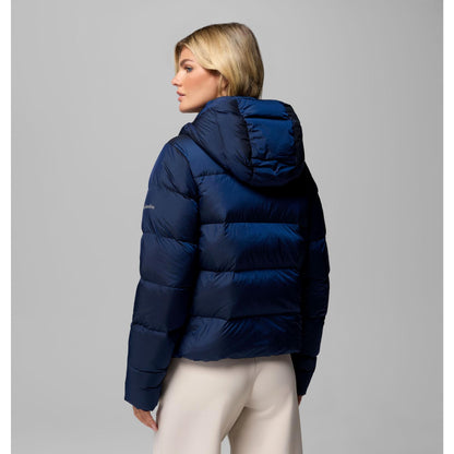 Columbia Women's Amaze Puff Hooded Jacket - Collegiate Navy High Shine