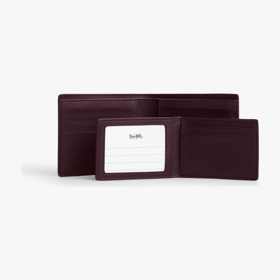 Coach 3-In-1 Wallet In Signature Canvas - Black Currant