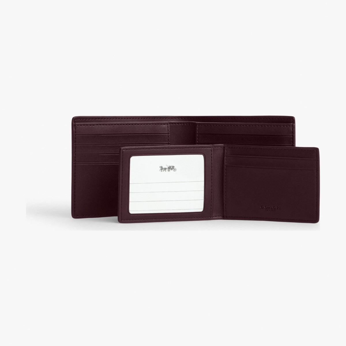 Coach 3-In-1 Wallet In Signature Canvas - Black Currant