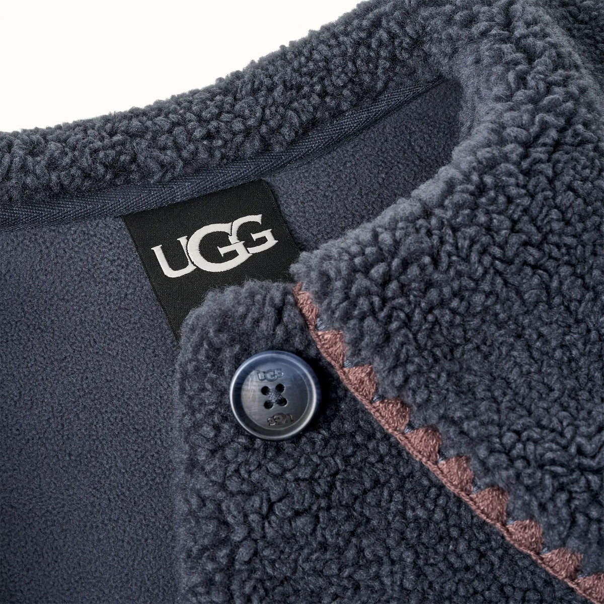 UGG Nikia Collared Jacket - Eve Blue