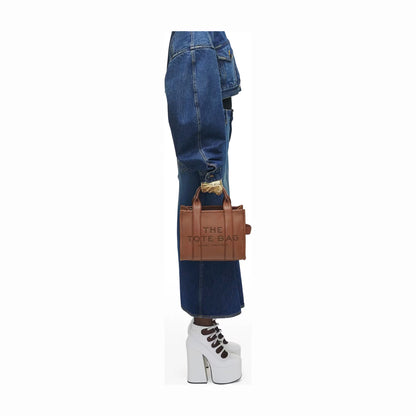 Marc Jacobs The Leather Small Tote Bag - ARGAN OIL