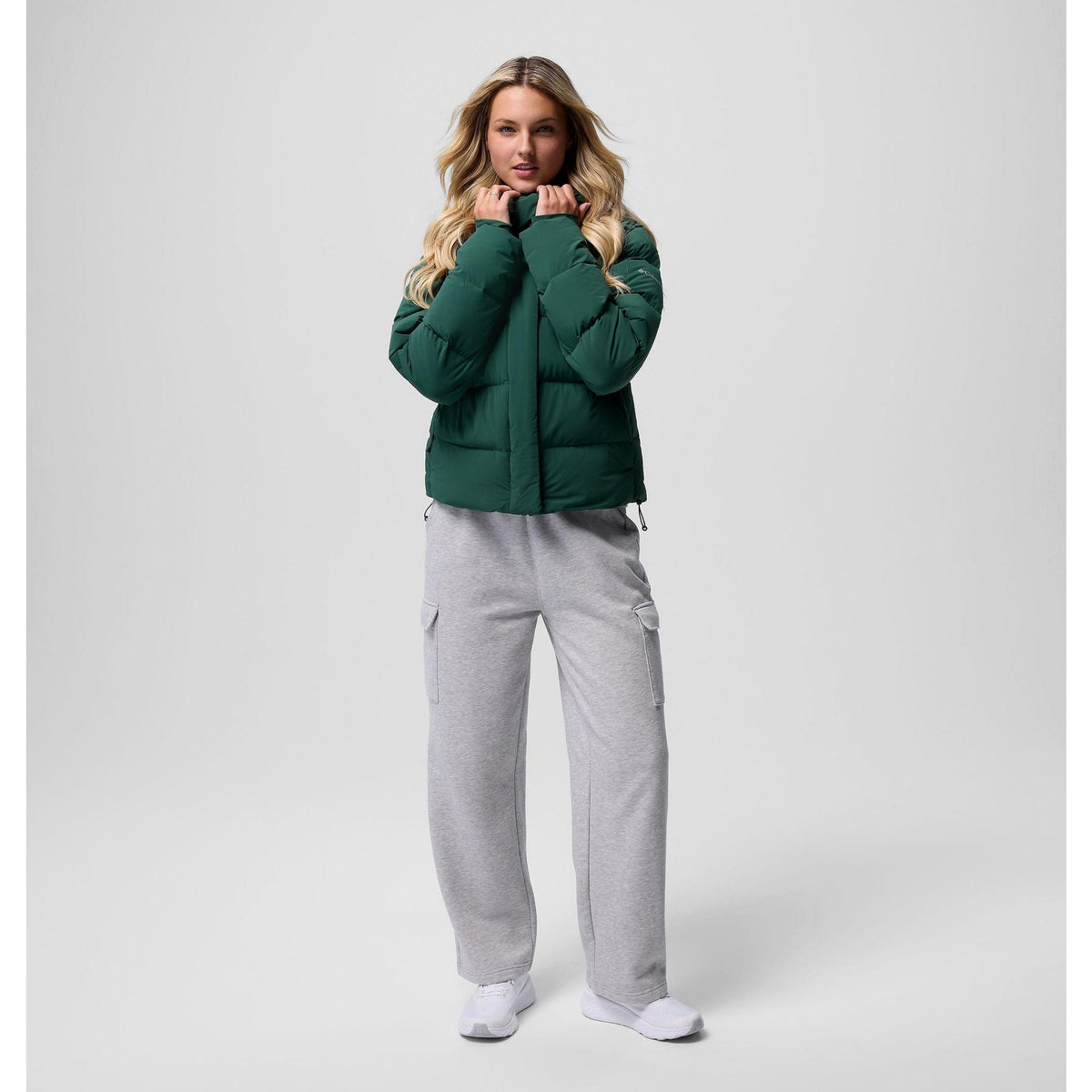 Columbia Women's Amaze Puff Hooded Jacket - Rain Forest