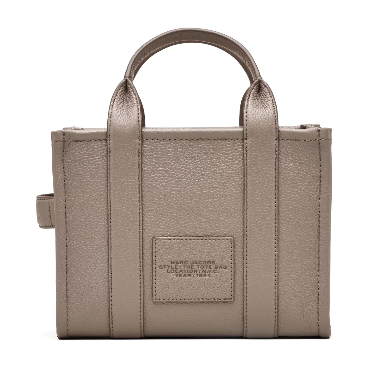 Marc Jacobs The Leather Small Tote Bag - CEMENT