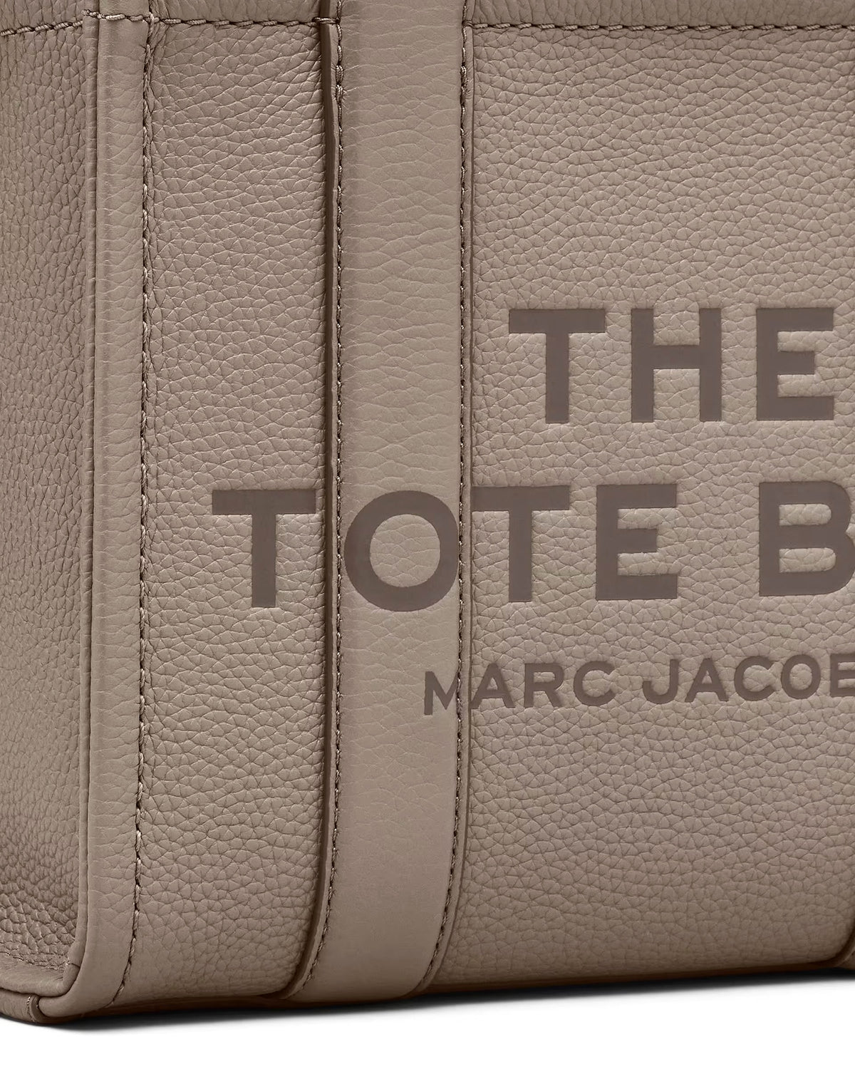 Marc Jacobs The Leather Small Tote Bag - CEMENT