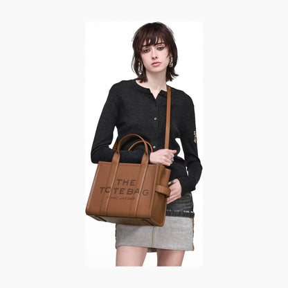 Marc Jacobs The Leather Medium Tote Bag - ARGAN OIL