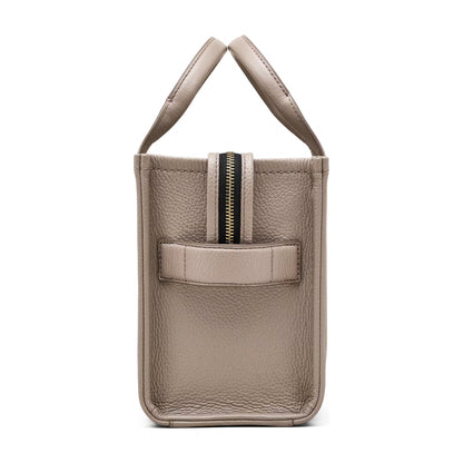 Marc Jacobs The Leather Small Tote Bag - CEMENT