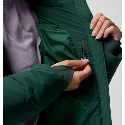 Columbia Women's Amaze Puff Hooded Jacket - Rain Forest