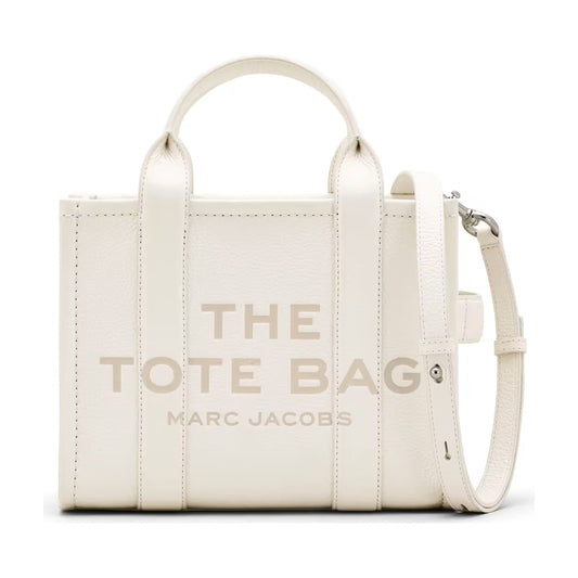 Marc Jacobs The Leather Small Tote Bag - CEMENT