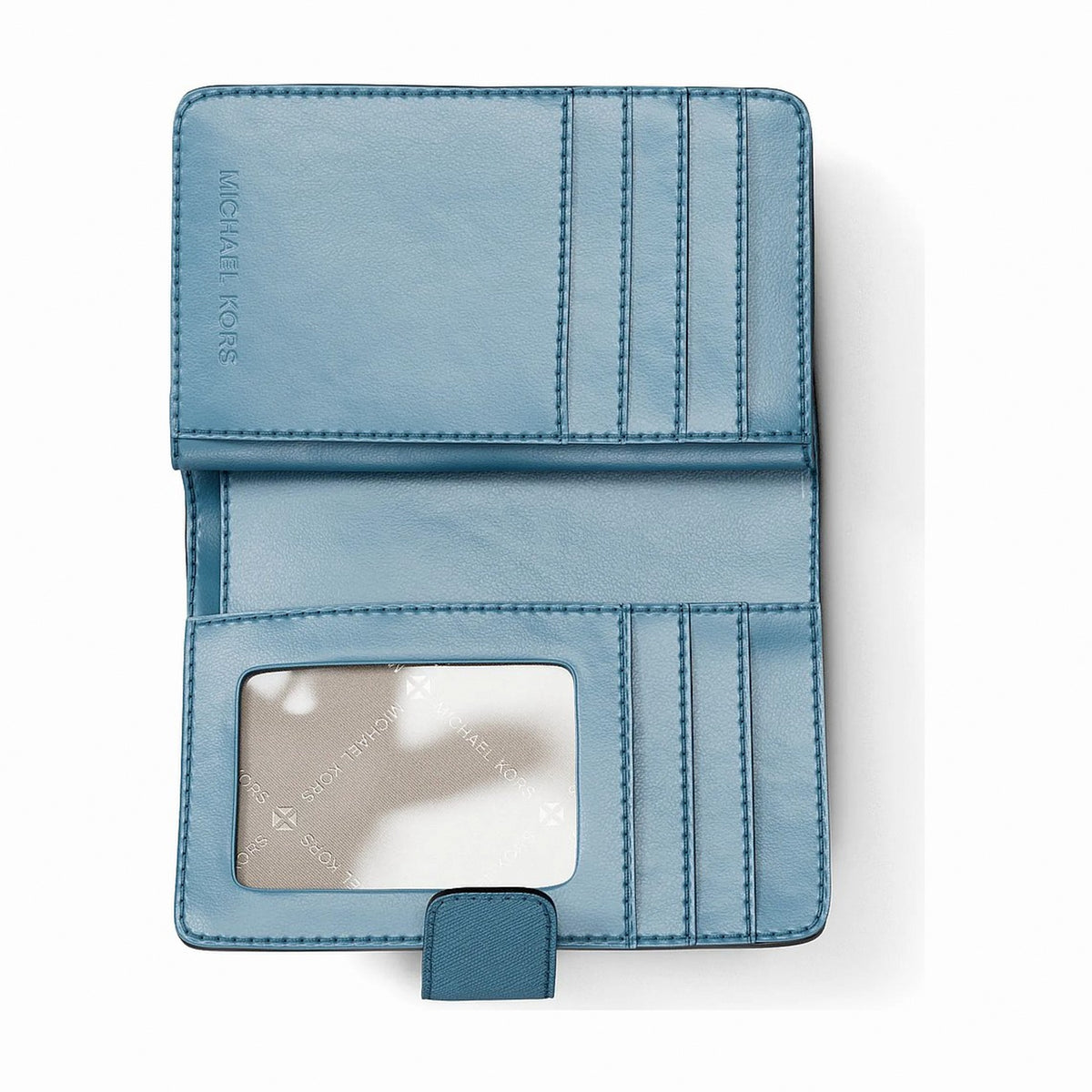 Michael Kors Medium Saffiano Leather Wallet - DENIM