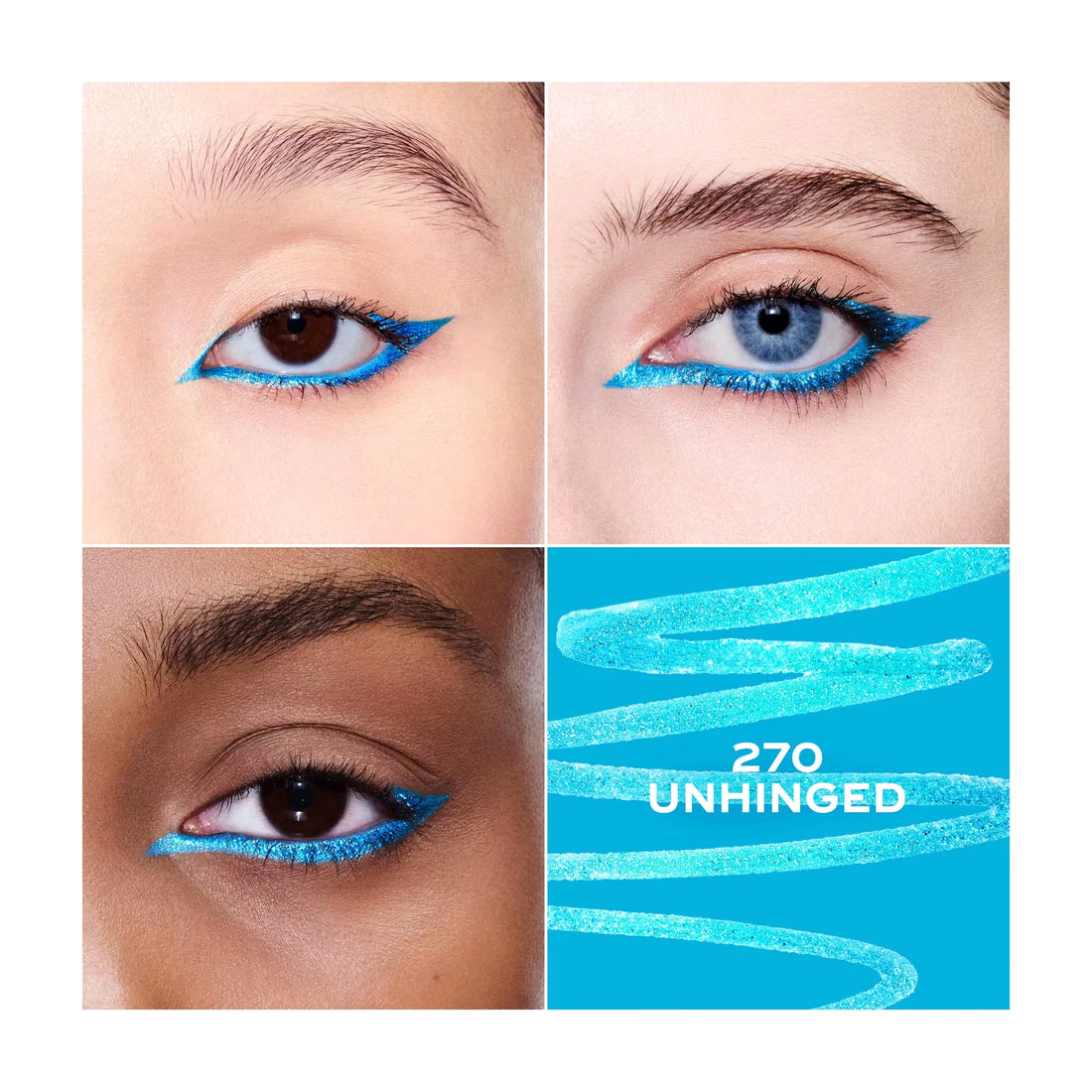 Marc Jacobs Drawn This Way Eyeliner - UNHINGED - TURQUOISE GLITTER
