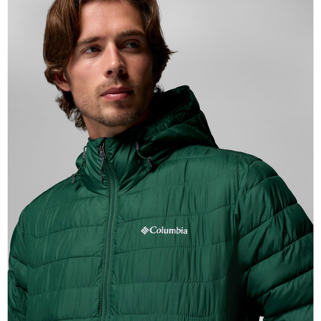Columbia Men's Powder Lite II Hooded Jacket - Rain Forest