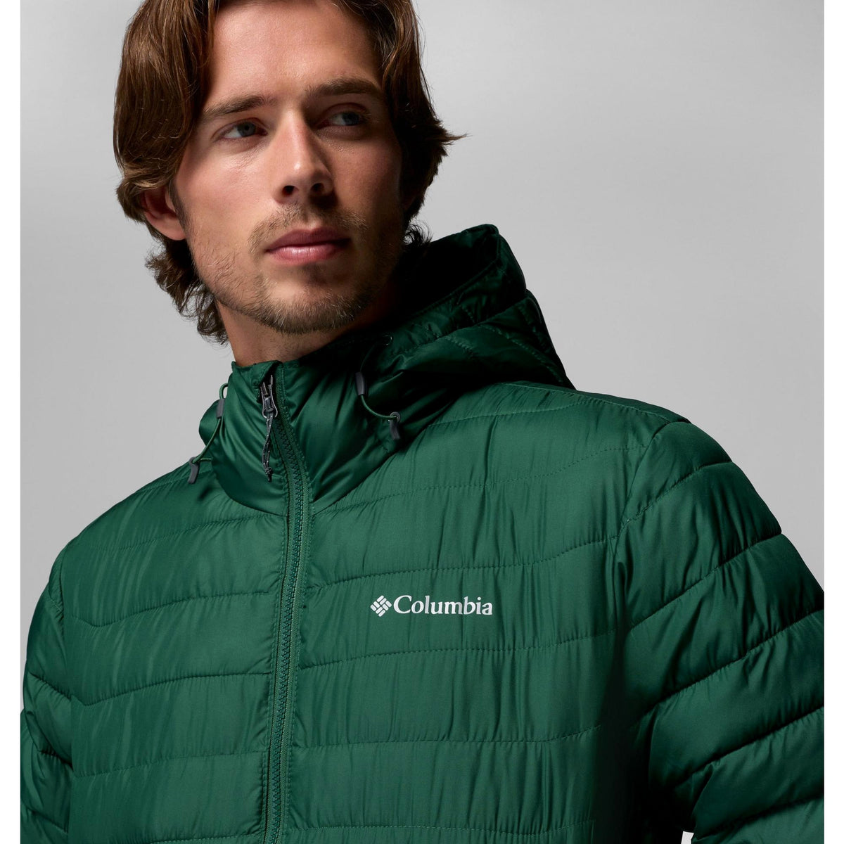 Columbia Men's Powder Lite II Hooded Jacket - Rain Forest