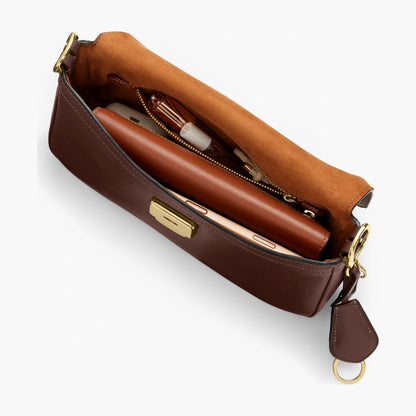Coach Etta Small Flap Shoulder Bag - Gold/Maple