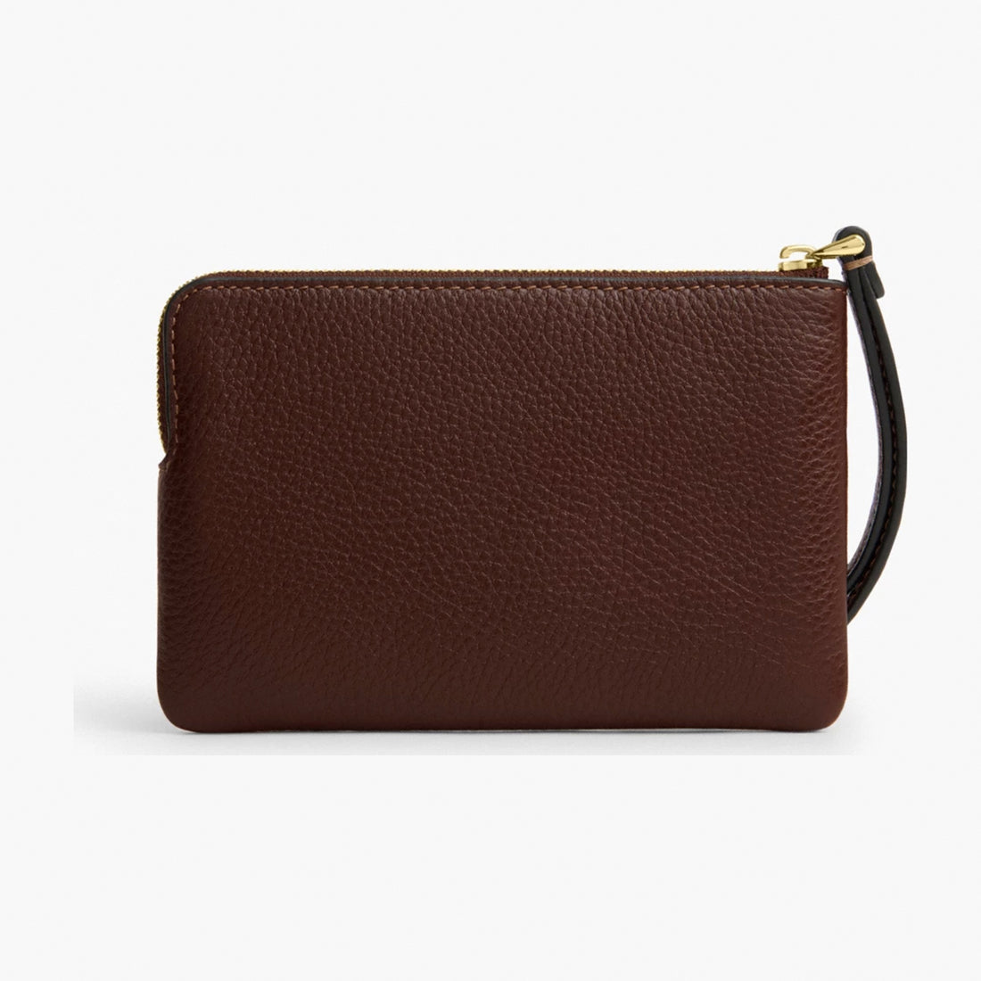 Coach Corner Zip Wristlet - Gold/Maple