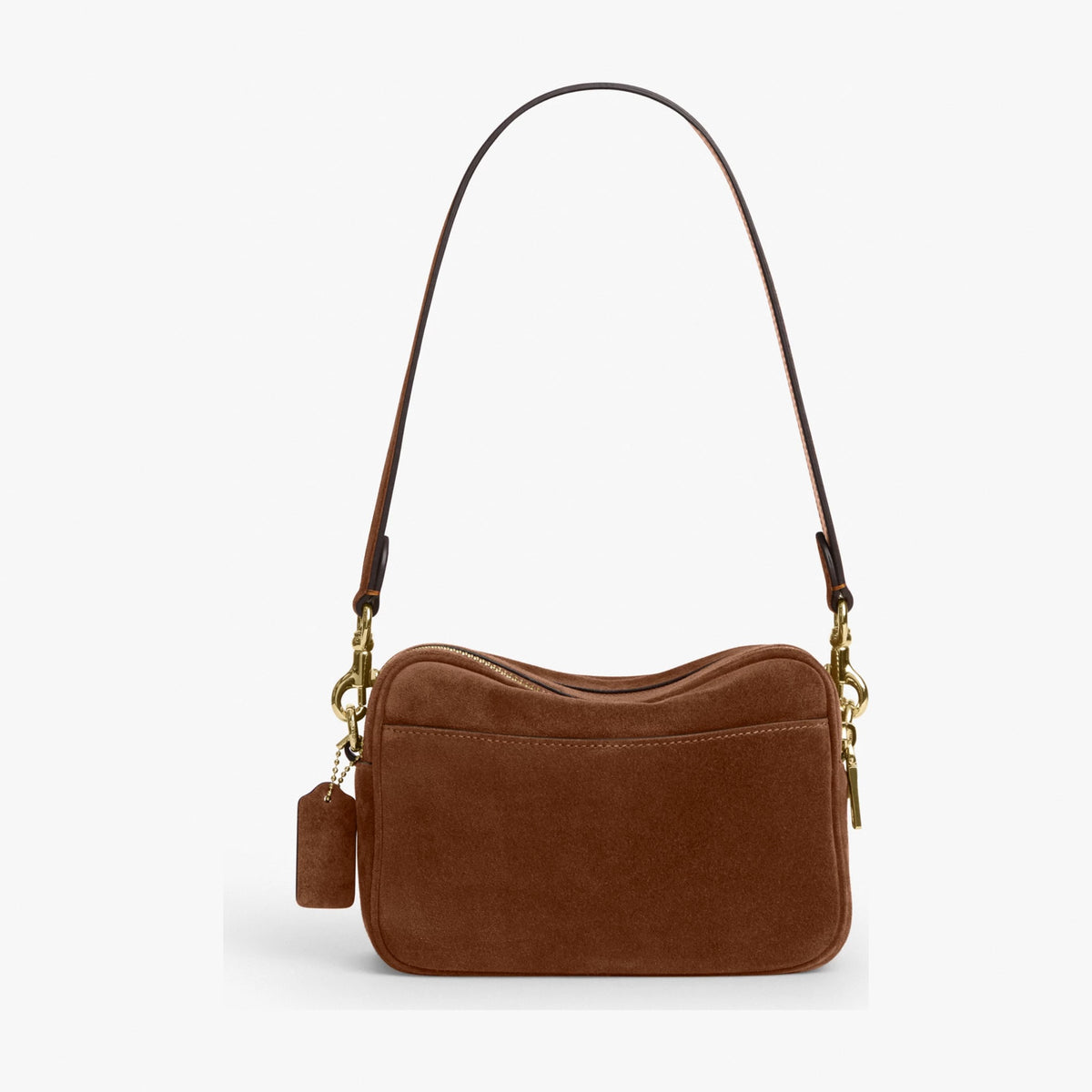Coach Mini Carey Crossbody Bag - Gold/Warm Brown