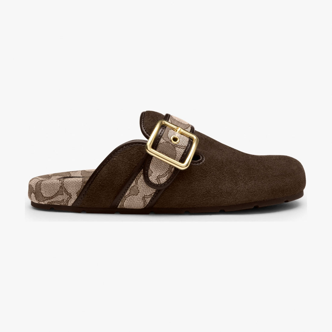 Coach Archival Buckle Clog - Oak/Chocolate