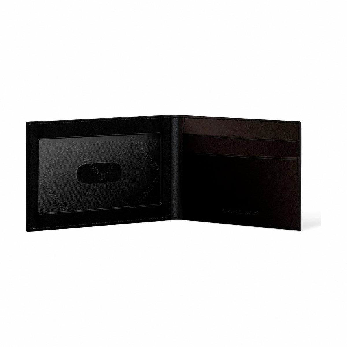 Michael Kors Cooper Saffiano Leather Billfold Wallet With Passcase - BLACK
