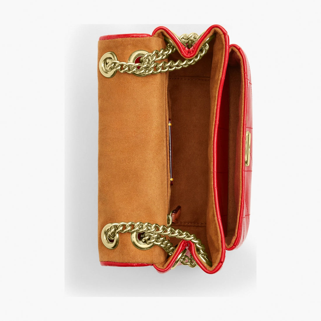 Coach Elodie Crossbody Bag 18 With Quilting - Im/Candy Apple