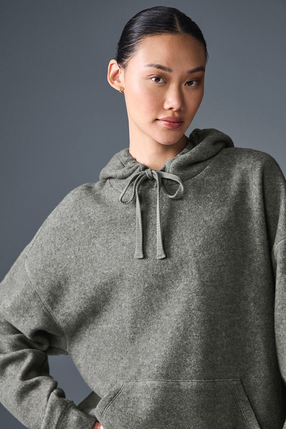 Alo Yoga Triumph Restore Hoodie - Grey Triblend