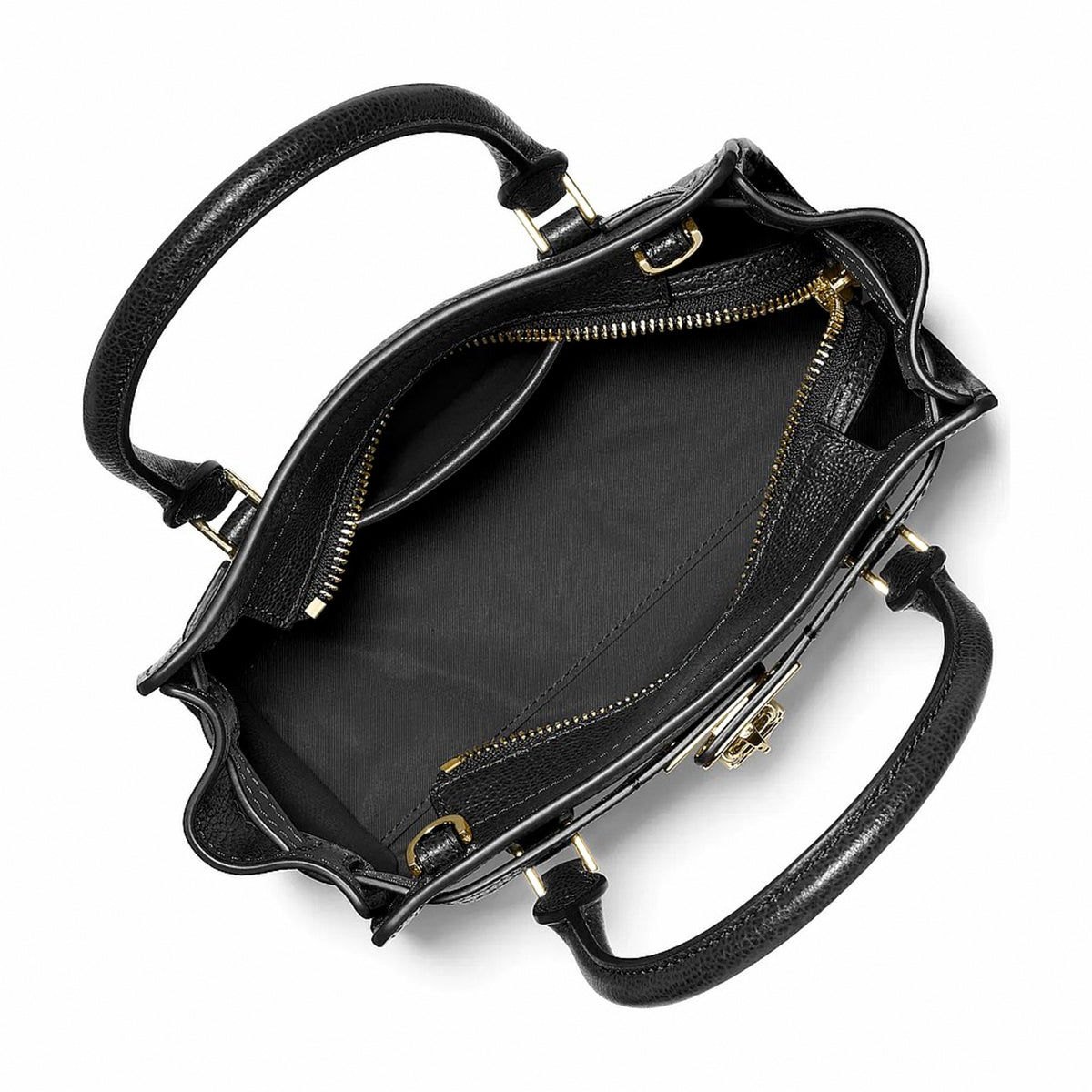 Michael Kors Hamilton Extra-Small Leather Crossbody Bag - BLACK