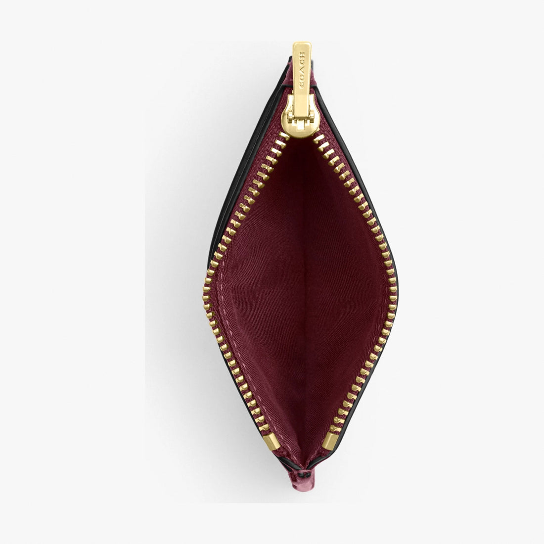 Coach 2-In-1 Wallet - Gold/Dark Cherry