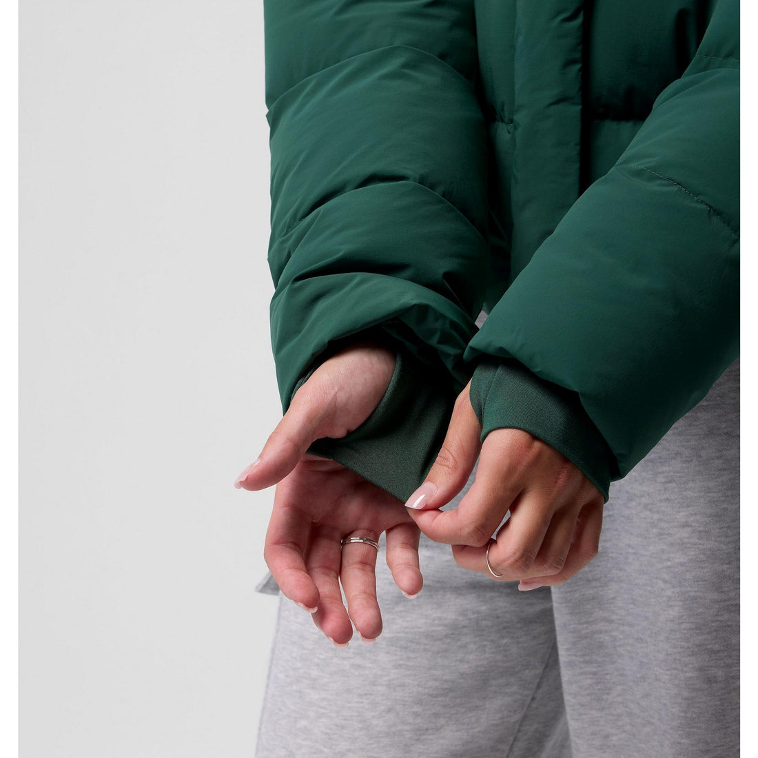 Columbia Women's Amaze Puff Hooded Jacket - Rain Forest