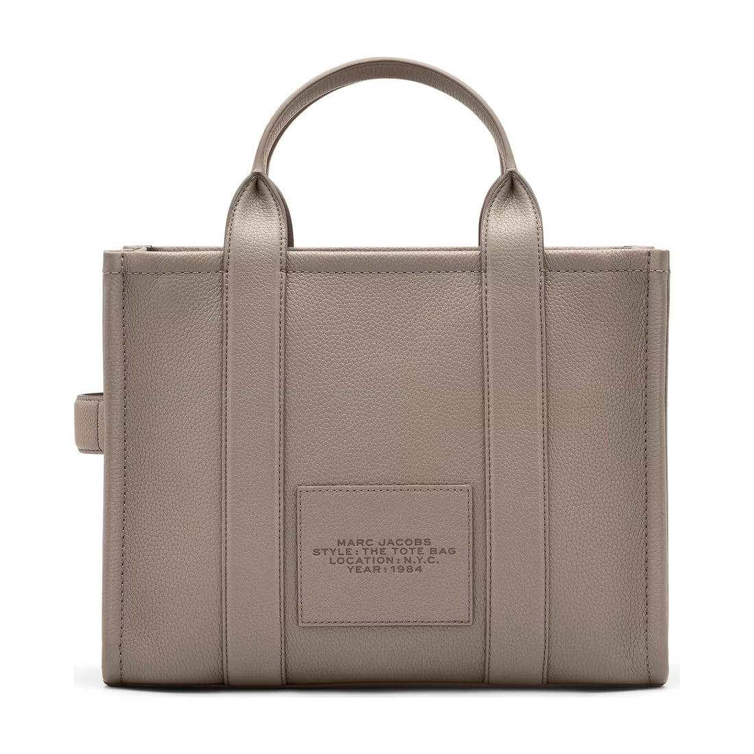 Marc Jacobs The Leather Medium Tote Bag - CEMENT