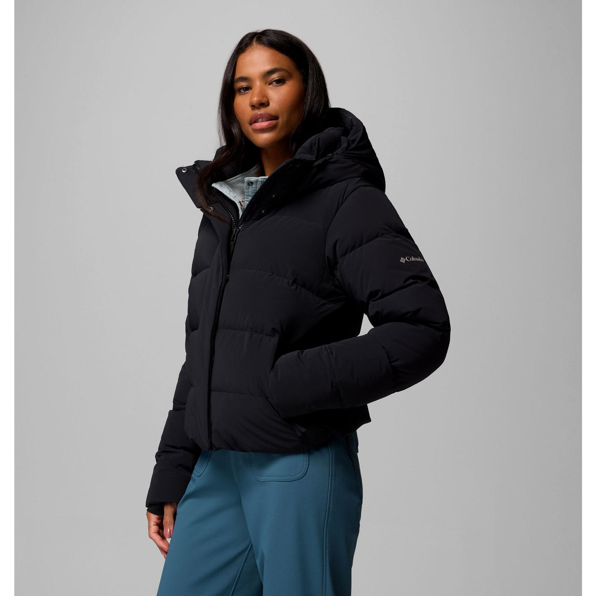 Columbia Women's Amaze Puff Hooded Jacket - Black