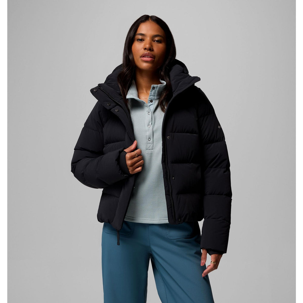 Columbia Women's Amaze Puff Hooded Jacket - Black