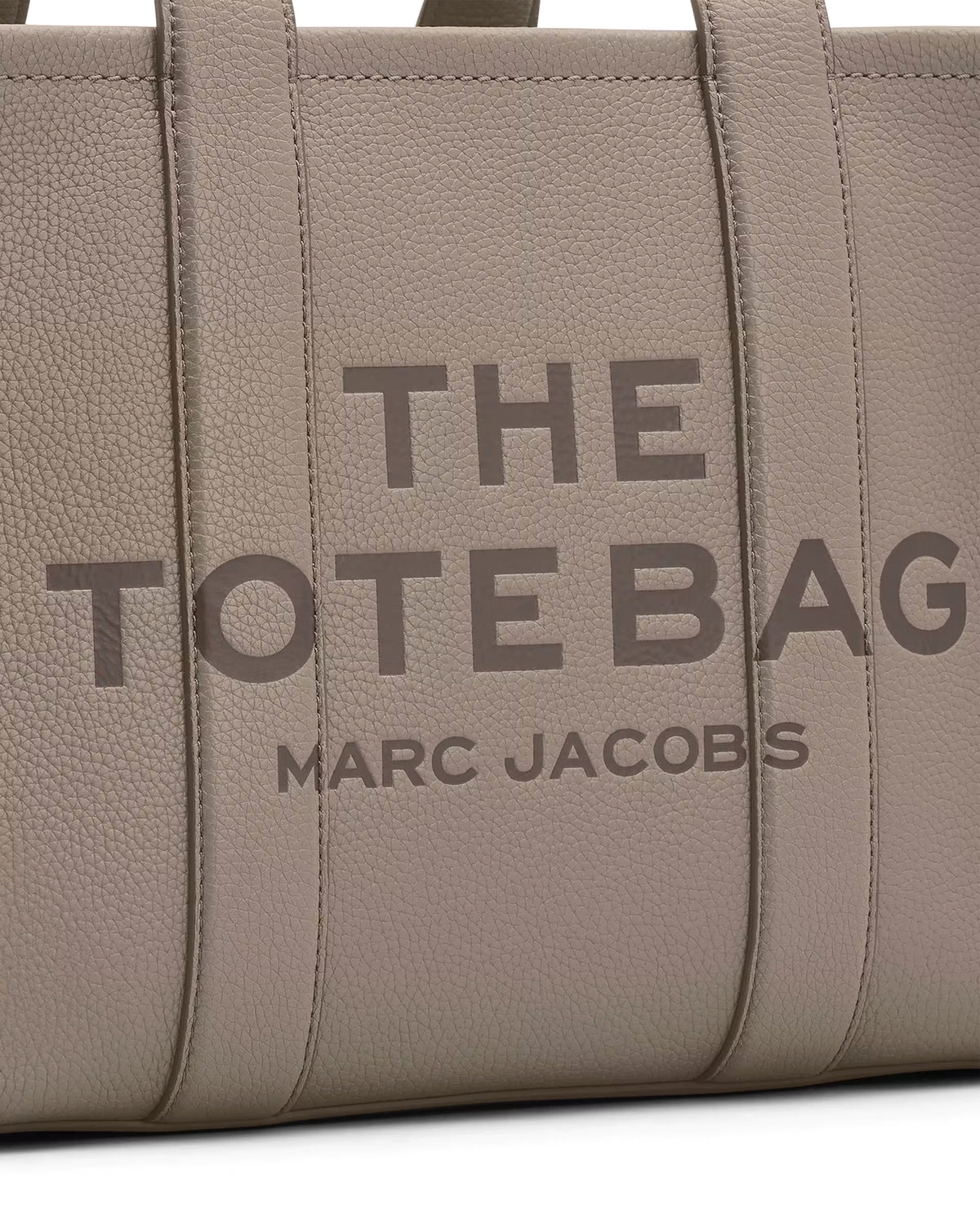 Marc Jacobs The Leather Medium Tote Bag - CEMENT