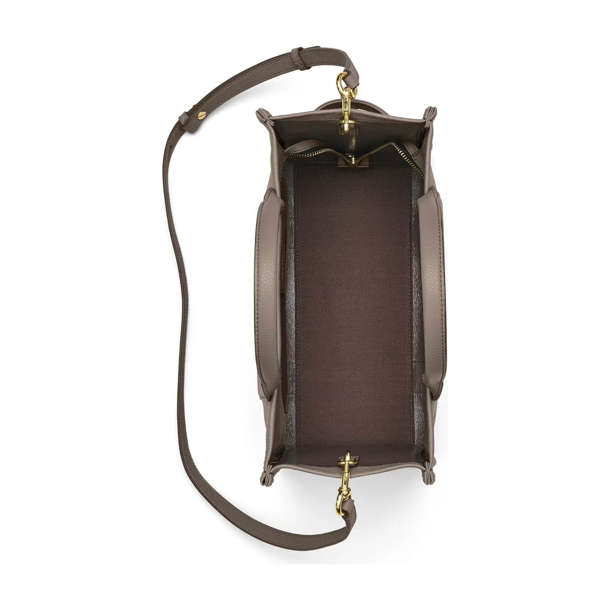 Marc Jacobs The Leather Medium Tote Bag - CEMENT