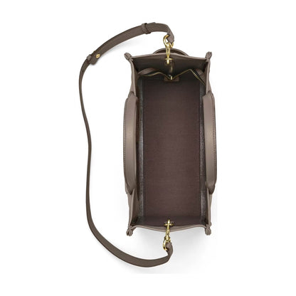 Marc Jacobs The Leather Medium Tote Bag - CEMENT