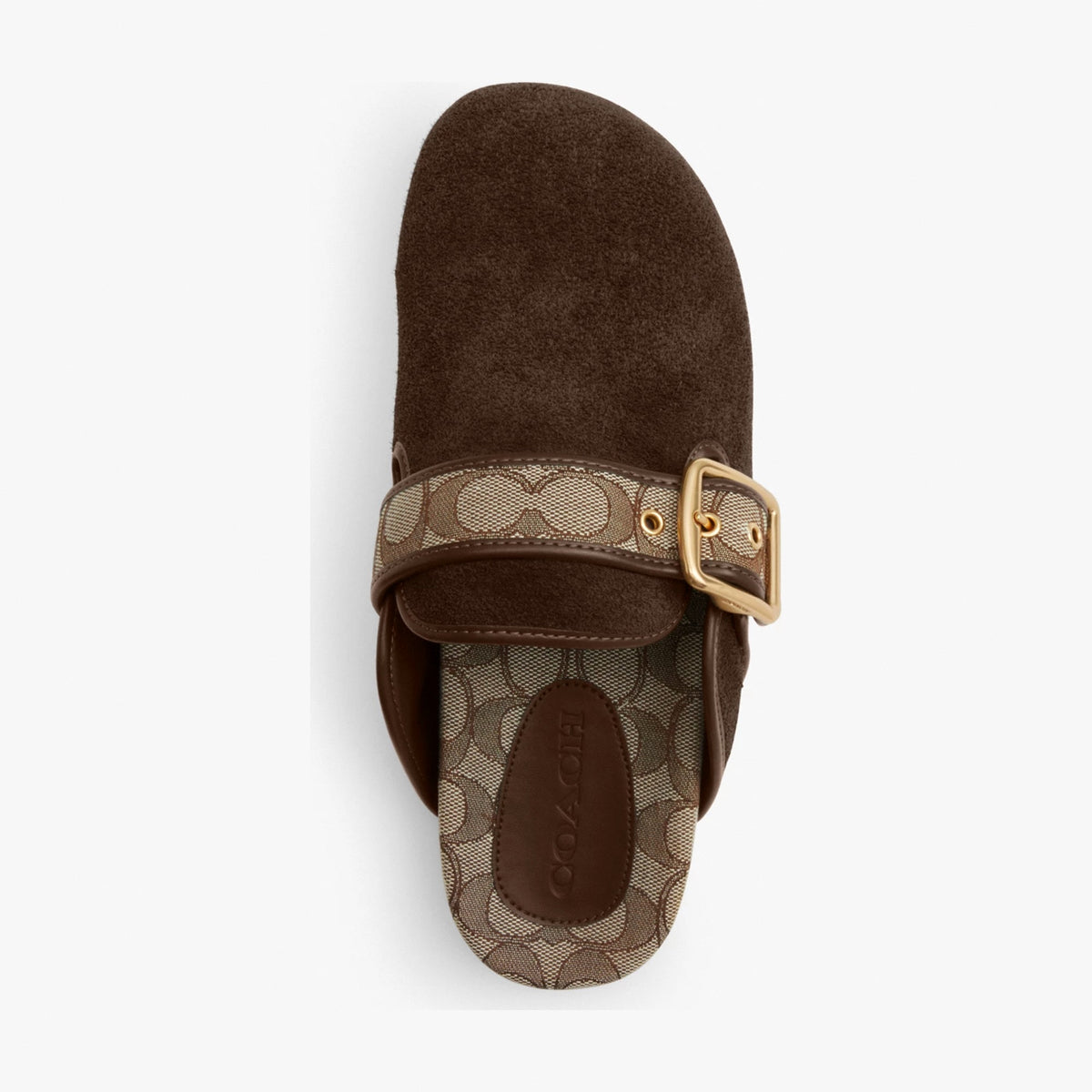 Coach Archival Buckle Clog - Oak/Chocolate