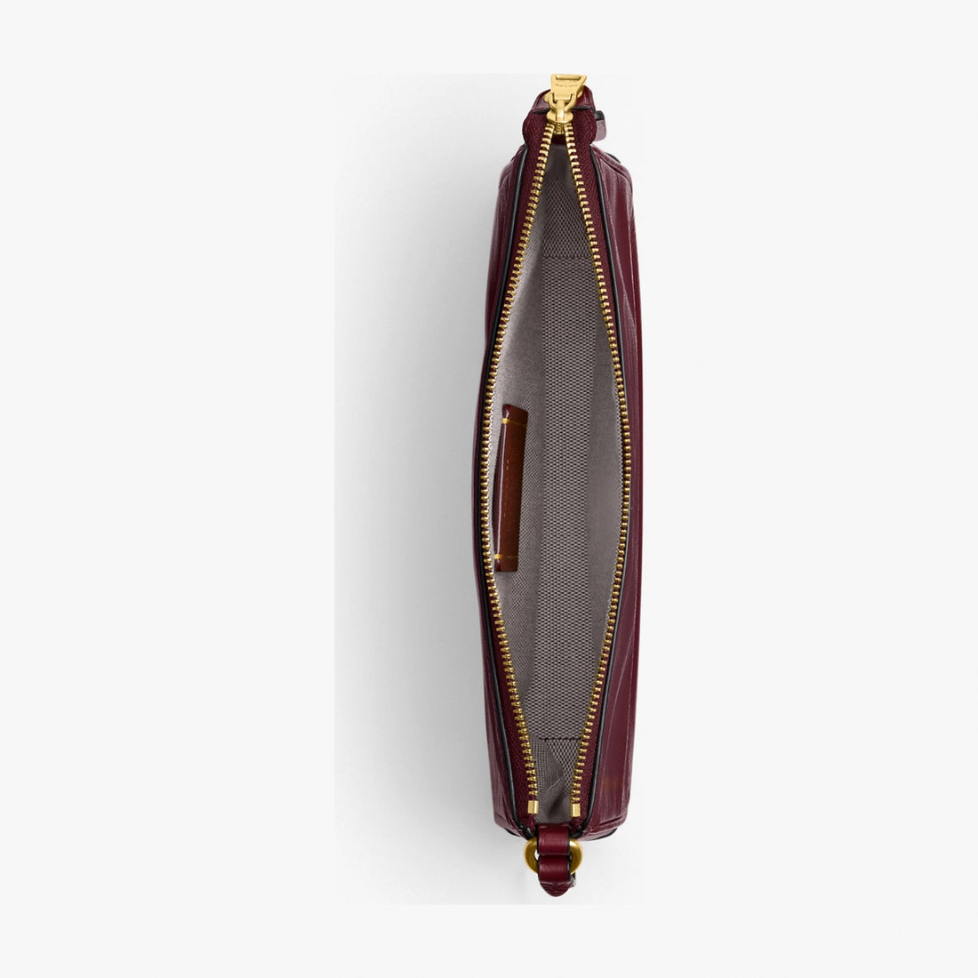 Coach Plaza Bag - Brass/Dark Cherry