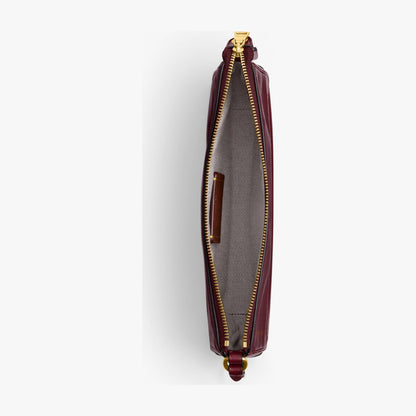 Coach Plaza Bag - Brass/Dark Cherry
