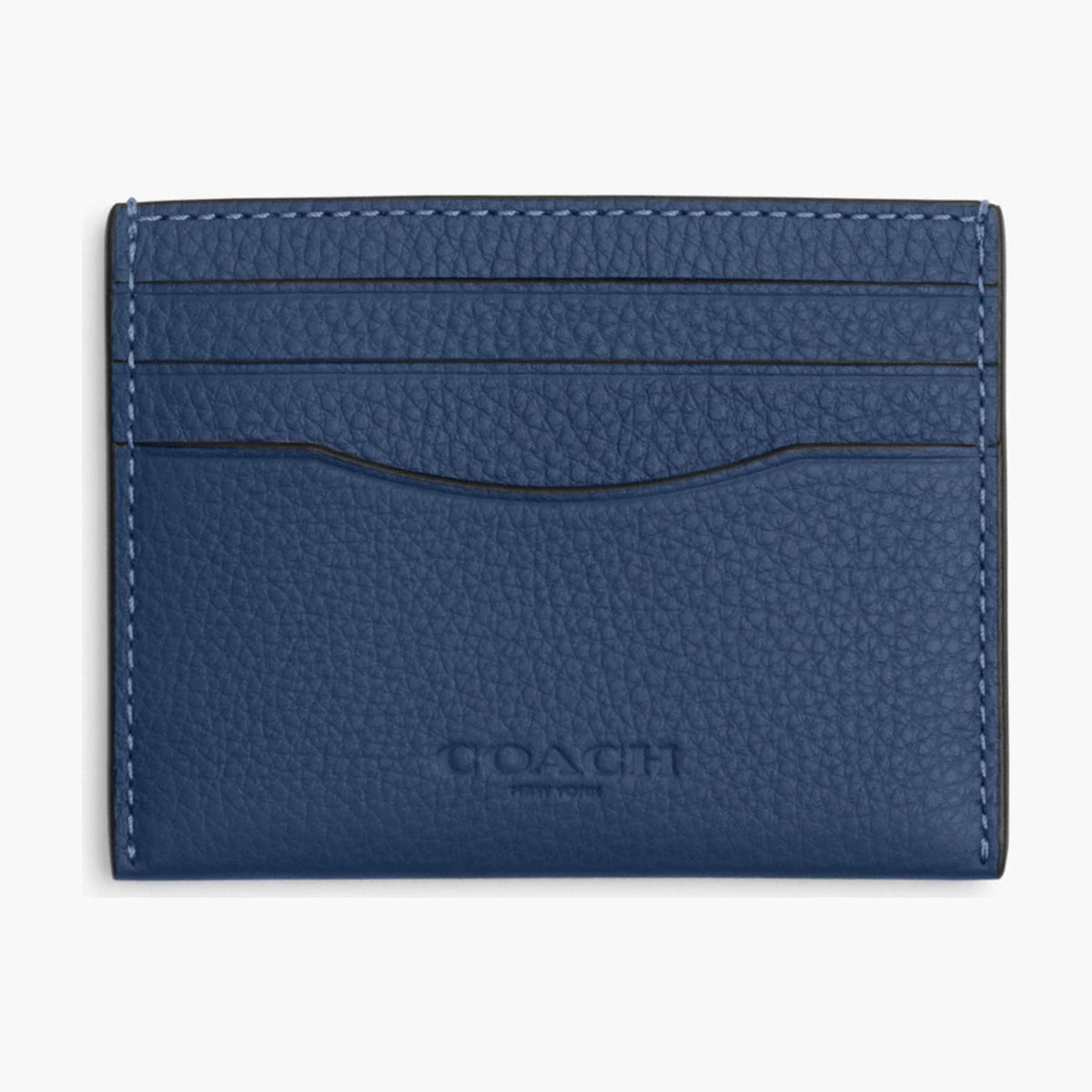 Coach Slim ID Card Case - Deep Blue