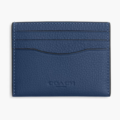 Coach Slim ID Card Case - Deep Blue