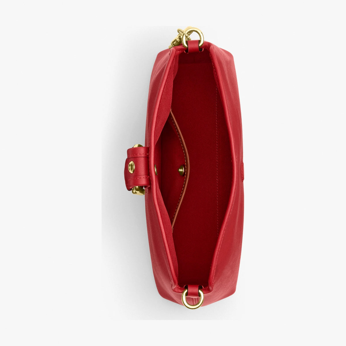 Coach Abbie Shoulder Bag - Gold/Poppy