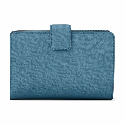 Michael Kors Medium Saffiano Leather Wallet - DENIM